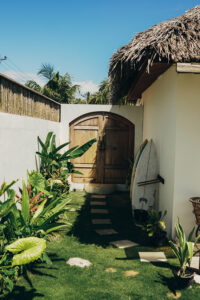 Front gate of 2-bedroom villa