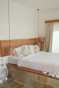 Master bedroom in Villa Mimpi